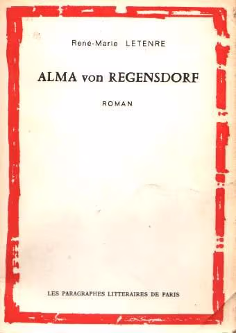Couverture de « Alma von Regensdorf »