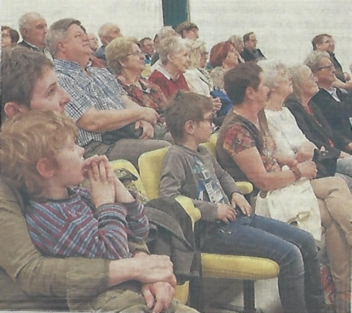 Une vue du public lors de la remise des Prix.
